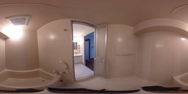 パノラマ画像バスルーム