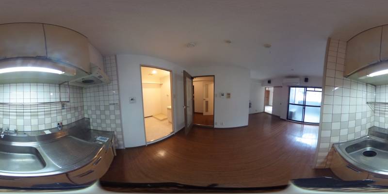 パノラマ画像キッチン