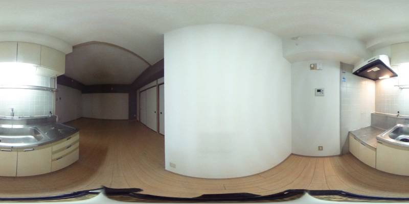 パノラマ画像キッチン
