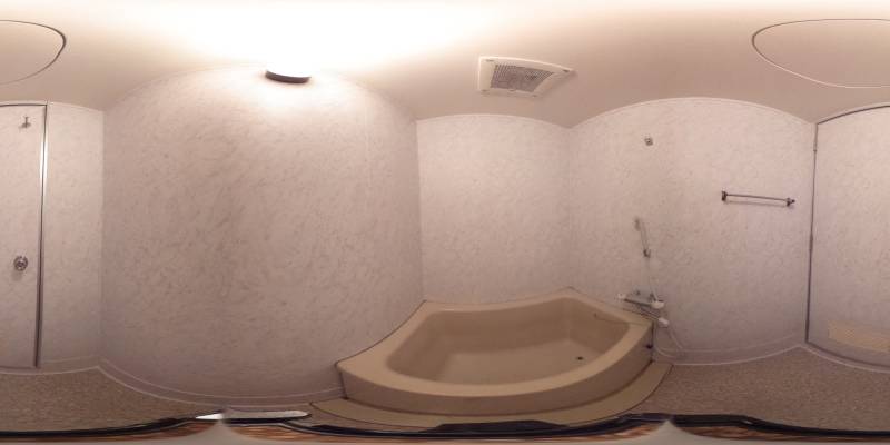パノラマ画像バスルーム