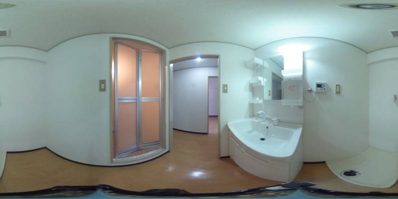 パノラマ画像洗面所