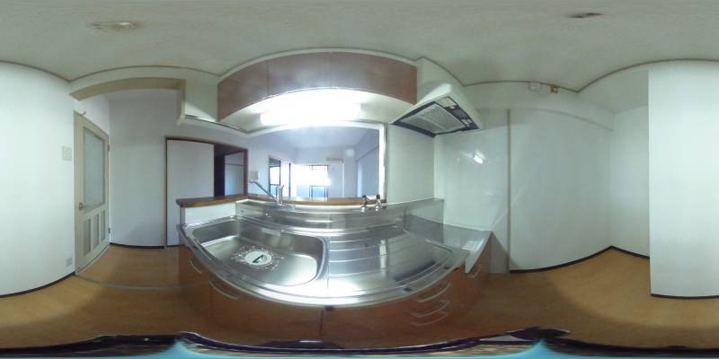 パノラマ画像キッチン