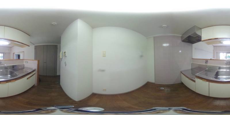 パノラマ画像キッチン