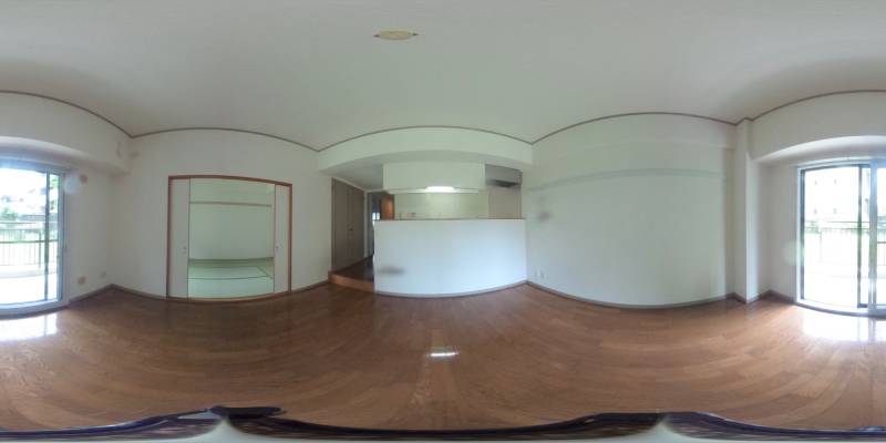 パノラマ画像リビング