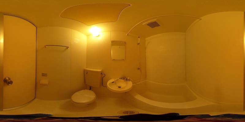 パノラマ画像バスルーム