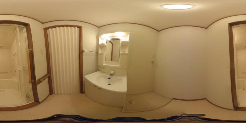 パノラマ画像洗面所