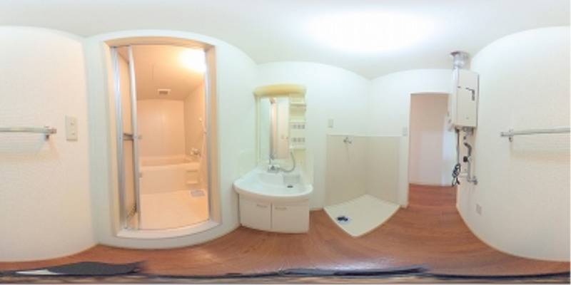 パノラマ画像バスルーム