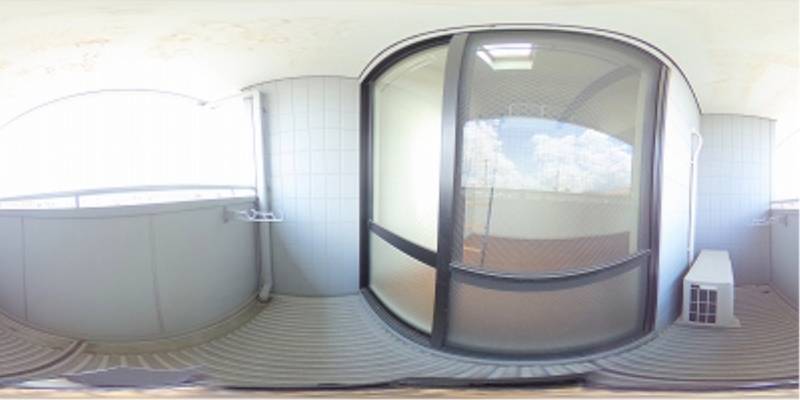 パノラマ画像バルコニー