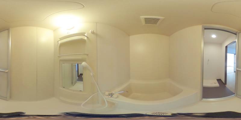 パノラマ画像バスルーム