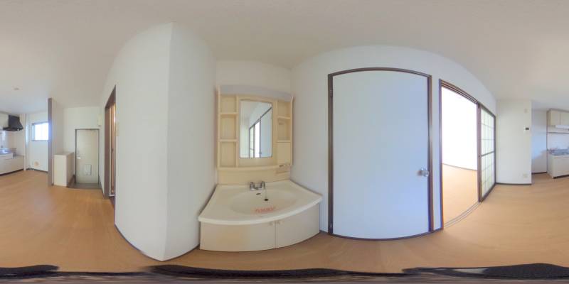 パノラマ画像洗面所