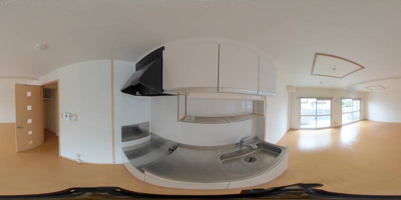 パノラマ画像キッチン