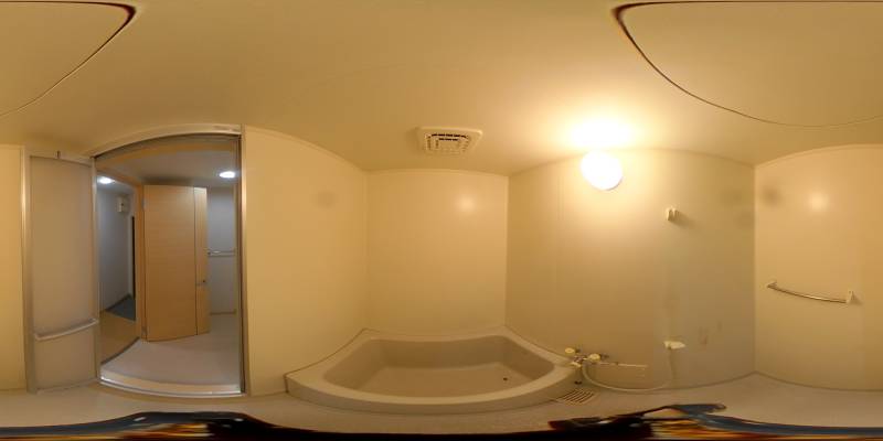 パノラマ画像バスルーム