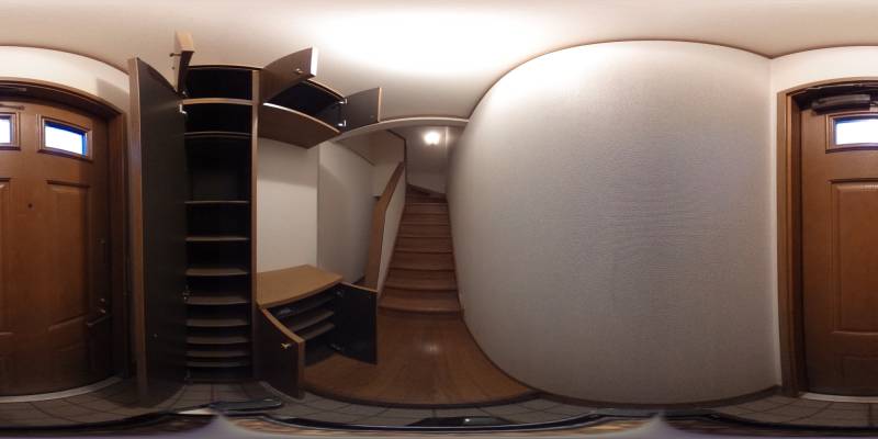 パノラマ画像玄関