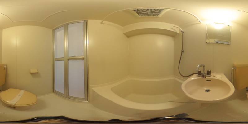 パノラマ画像バスルーム