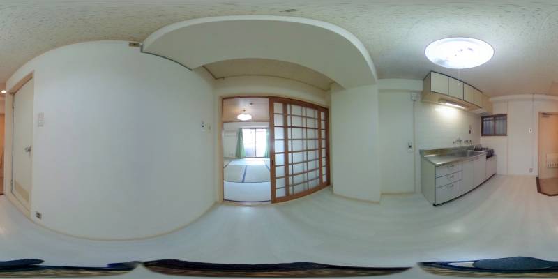 パノラマ画像キッチン