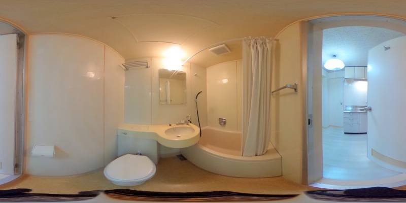 パノラマ画像バスルーム