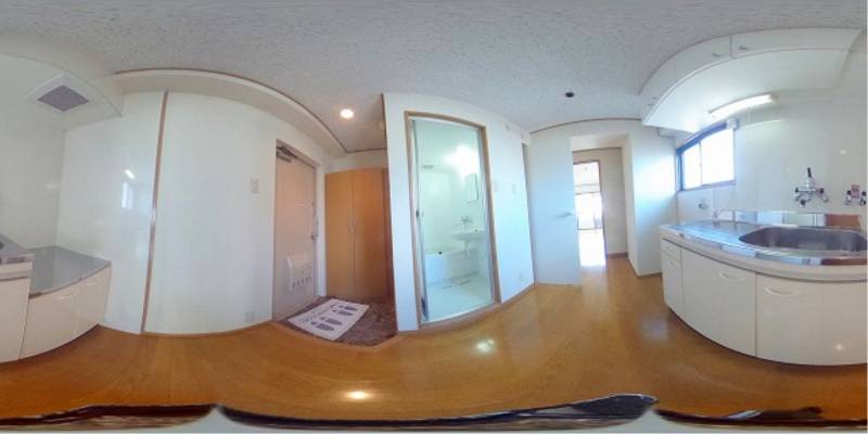 パノラマ画像キッチン