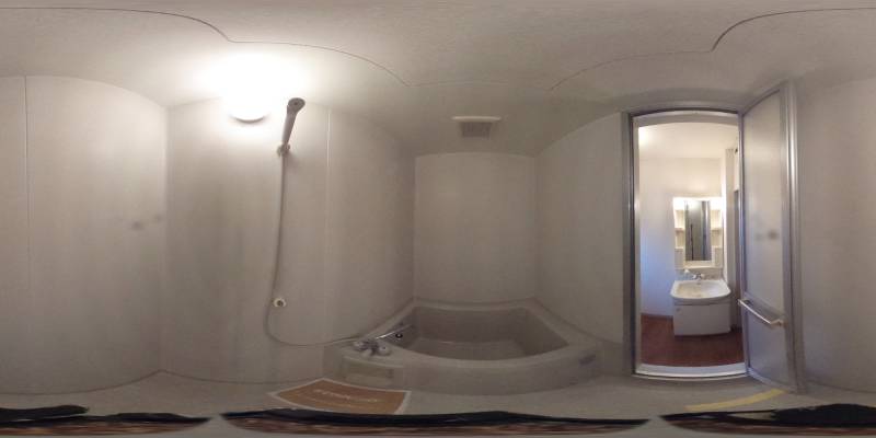 パノラマ画像バスルーム