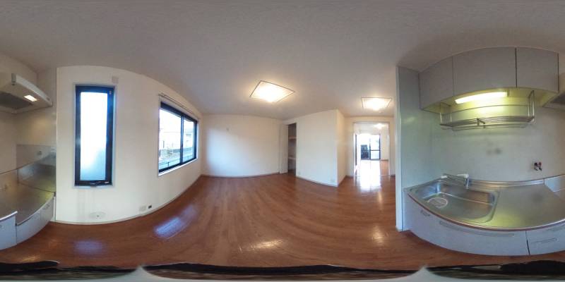 パノラマ画像キッチン