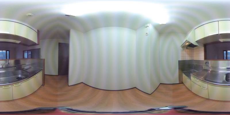 パノラマ画像キッチン