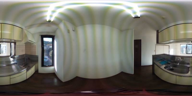 パノラマ画像キッチン