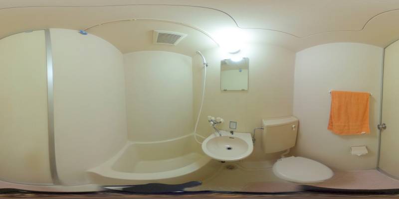 パノラマ画像バスルーム