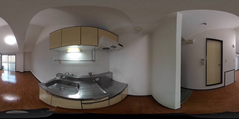 パノラマ画像キッチン