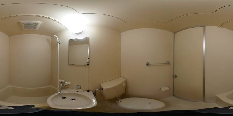 パノラマ画像バスルーム