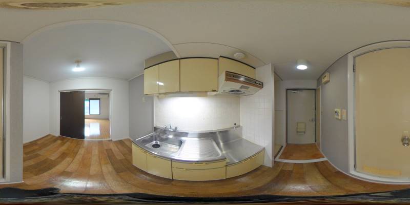 パノラマ画像キッチン