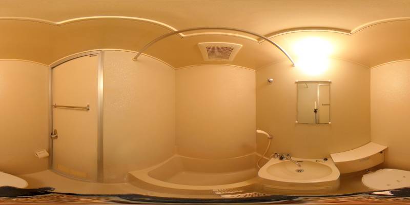 パノラマ画像バスルーム