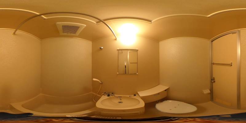 パノラマ画像洗面所