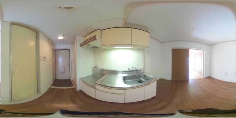 パノラマ画像キッチン