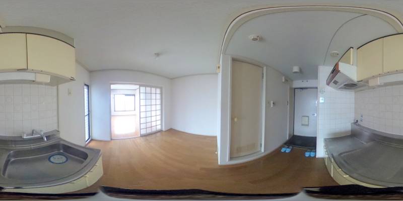 パノラマ画像キッチン