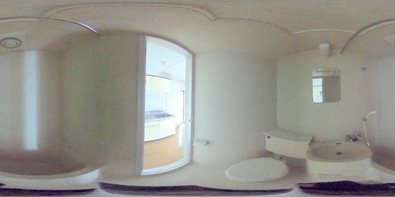 パノラマ画像バスルーム