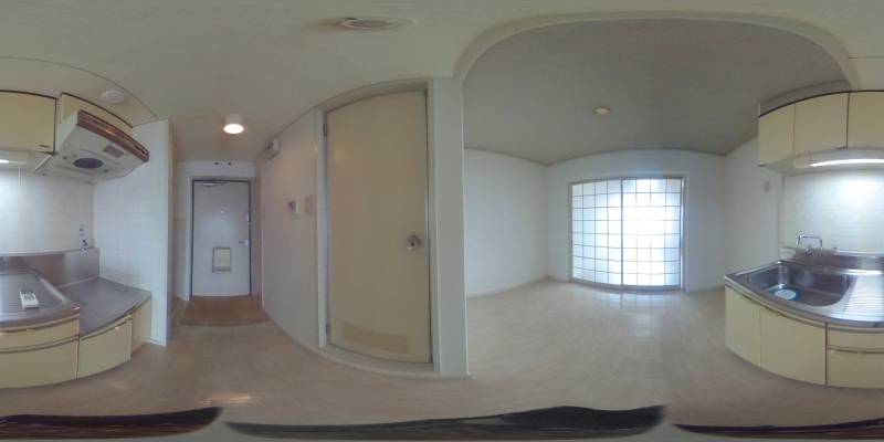 パノラマ画像キッチン