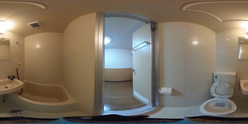 パノラマ画像バスルーム