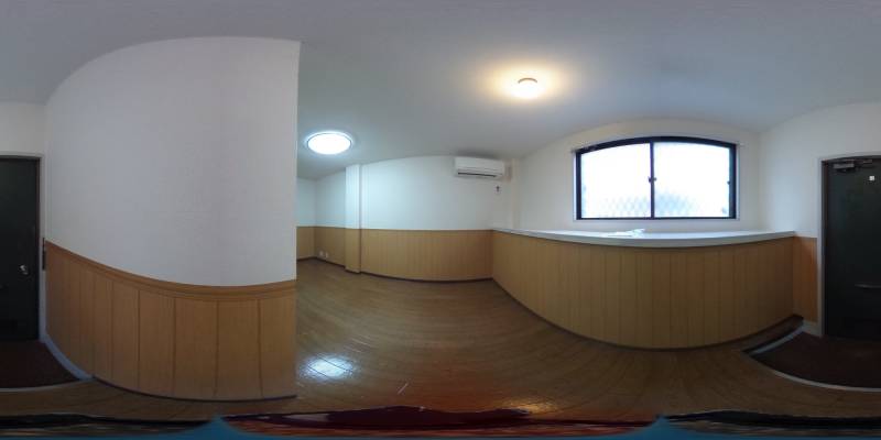 パノラマ画像寝室