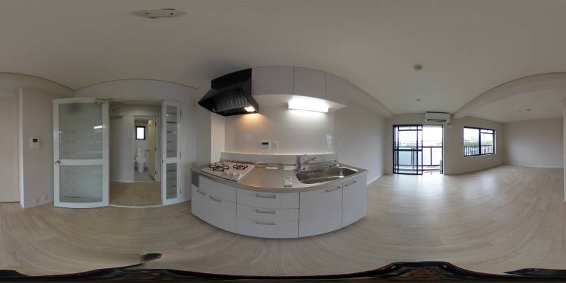 パノラマ画像キッチン