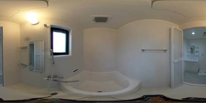 パノラマ画像バスルーム