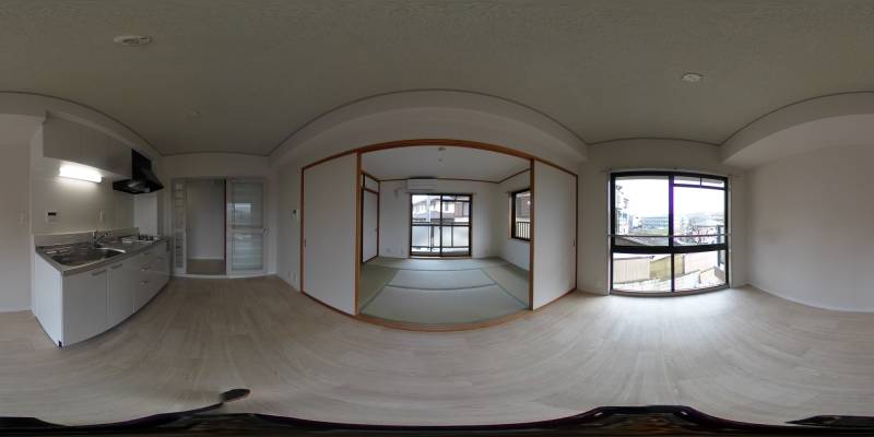 パノラマ画像リビング