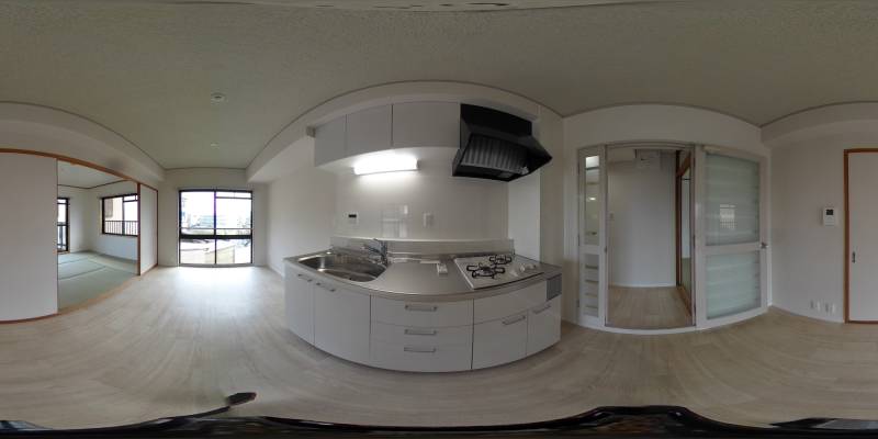 パノラマ画像キッチン