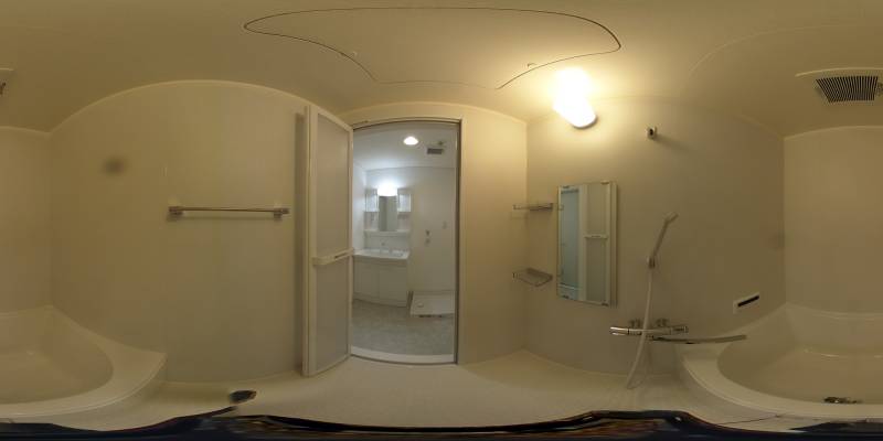 パノラマ画像バスルーム