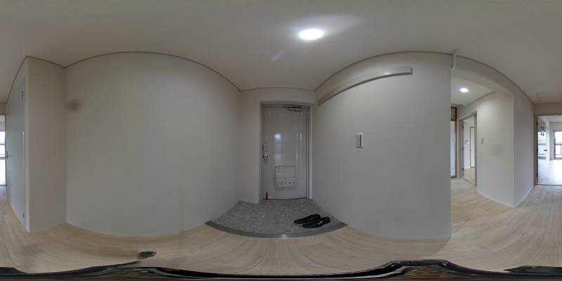 パノラマ画像玄関