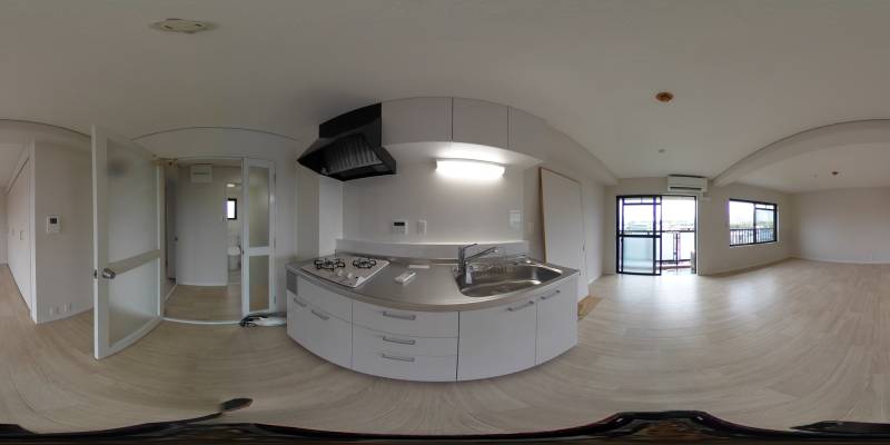 パノラマ画像キッチン