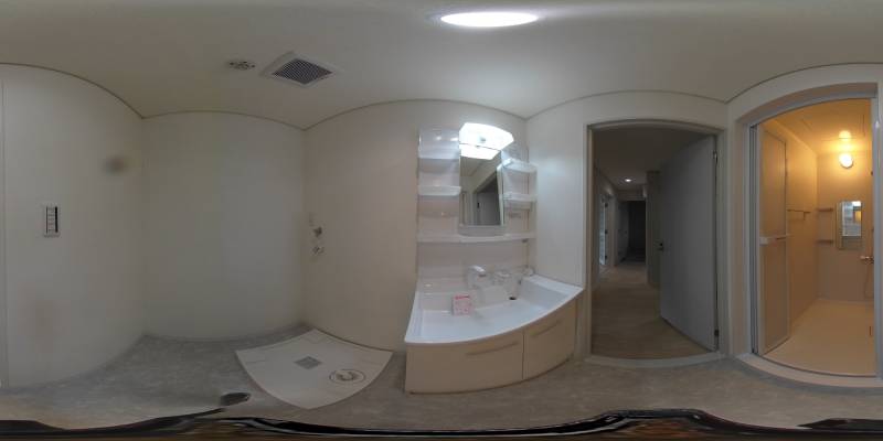 パノラマ画像洗面所