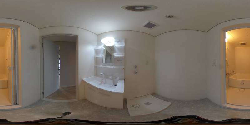 パノラマ画像洗面所