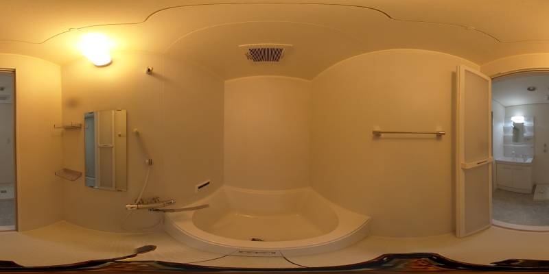 パノラマ画像バスルーム