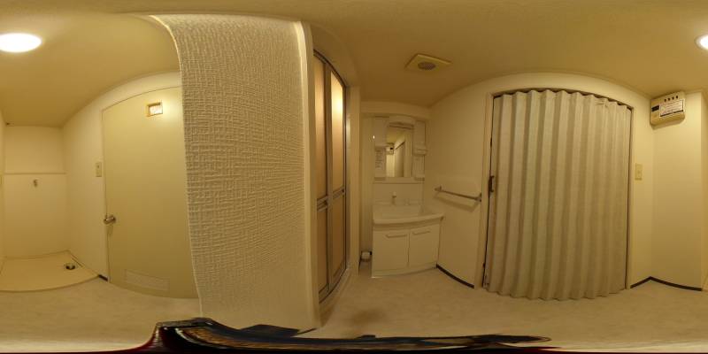 パノラマ画像洗面所