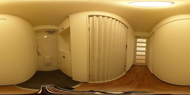 パノラマ画像玄関