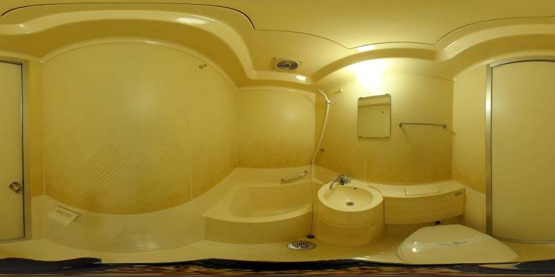 パノラマ画像バスルーム